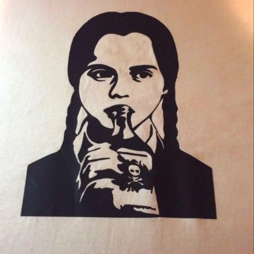 COPY - Wednesday Addams Halloween Graphic T-shirt - Picture 3 of 4